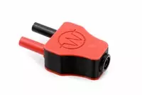 4mm Dual Plug to Socket Adapter